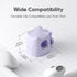 3Pack Cable Clips, JIYHF Cord Organizer for Desk, Wire Organizer, Phone USB Charger Holder, Management Wall Car Desktop Nightstand(Purple)...