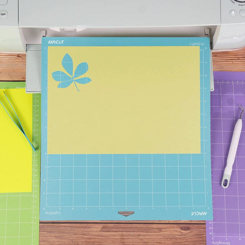 AIRCUT Cutting Mat for Cricut Maker 3/Maker 4/Maker/Explore 3/4/Air 2/Air/One(12x12 Inch, StandardGrip, LightGrip, StrongGrip) Variety Adhesive St...
