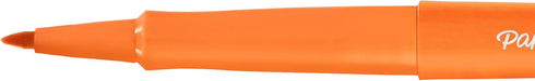 Paper Mate Flair Pen, 1.1mm Medium Tip, Orange, Box of 12...