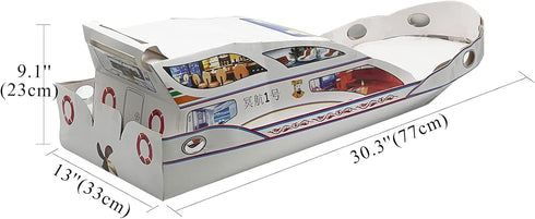 Ancestor Money - Joss Paper Luxury Yacht Papercraft, Sacrificial Supplies for Hungry Ghost Festival All Souls Day Ching Ming Festival (Semi-manufa...