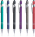 6PCS Retractable Ballpoint Pen with Stylus Tip, 2 in 1 Stylus Pen for Touch Screens, 1.0mm Medium Point, Black Ink?6 colors?......
