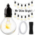 88 Pcs Light Bulb Cutout Bulletin Board Set Include 72 Industrial Chic Light Bulb Cut out Rustic Farmhouse Paper Bulletin Board 14 Letter Decal wi...