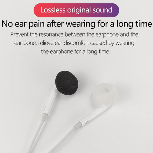 EKIND 24 PCS Sponge Soft Earbuds Cover Pads Replacement for Earphone MP3 MP4 Stereo Headsets Protective Accessories Cap (Black)...