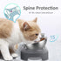 Stainless Steel Cat Food Bowl, 15-Angle, Ergonomic Design Reduces Vomiting...