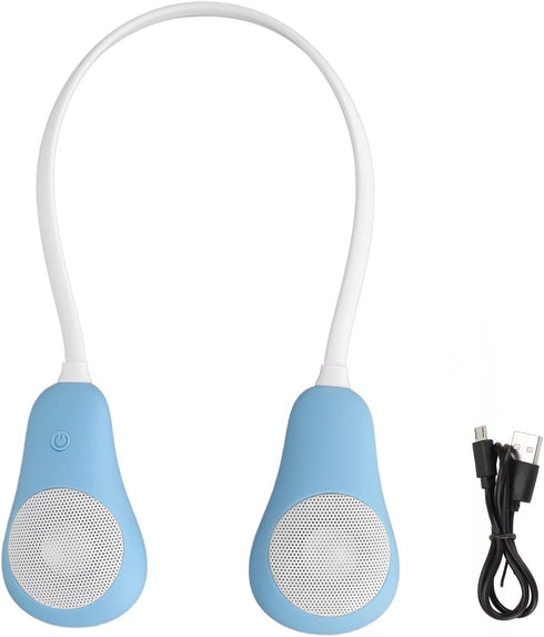 Neckband Bluetooth Speaker, Hands Free Wireless Wearable Speaker, True 3D Stereo Sound Around The Neck Speaker, Portable Neck Bluetooth Soundwear ...