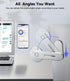 CloudValley Magnetic Phone Holder for Laptop Designed for iPhone 16/15/14/13/12 MagSafe, Adjustable Phone Monitor Side Mount, Slim Portable Foldab...