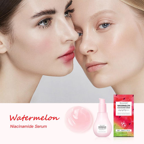 2 Pcs Watermelon Moisturizer Facial Serum - Brighten, Moisturize, and Lightweight Glow Facial Serum & Priming Liquid Highlighter....
