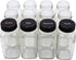 12 pieces of French Square Glass Spice Bottles 6 oz Spice Jars with Black Plastic Lids, Shaker Tops, and Labels by U-Pack...