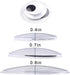 DIYASY 3inch 4inch 5 Inch 6 Pcs Large Googly Wiggle Eyes with Self Adhesive for Crafts Making....