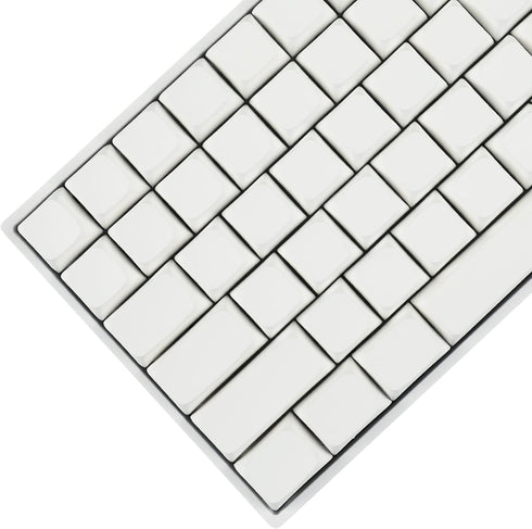 YMDK 124 Key White Blank ZDA XDA V2 Keycaps PBT Keycap for MX Keyboard 104 87 61 Melody 96 KBD75 ID80 GK64 SP84...