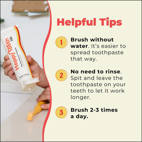 Natural Hydroxyapatite Toothpaste - Fluoride Free, SLS Free - Whitening for Sensitive Teeth - Natural Ingredients - Dentist Formulated & Recommend...