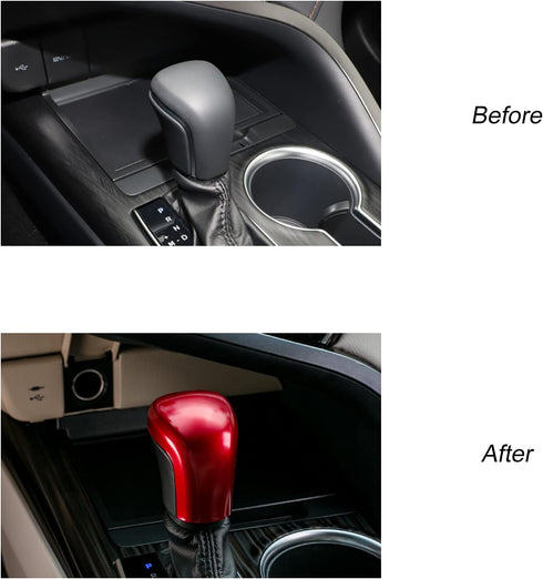 CKE for Toyota Camry 2024 2023 2022 2021 2020 2019 2018 for Corolla Avalon 2019-2024 Accessories Sporty Auto Car Gear Shift Knob Cover Trim Protec...