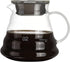 Vdomus Pour Over Coffee Maker - 500ml Glass Coffee Pot - Portable Dripper - 5''H French Style Manual Coffee Brewer with Strainer (Without Stainles...