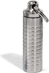 Slim Single Chamber Keychain Pill Holder, Stainless Steel Pill Keychain Container, Waterproof Pill Case, Compact with Customizable Chambers, Store...