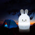 Rabbit Night Lights for Kids, Babies Nursery Lamp, Kids lamp, Child Bedroom Bedside Lamp, Changeable Brightness & Color Children's Table Night-Lig...