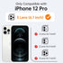 Designed for iPhone 12 Pro Case - Upgraded Enhanced Camera Protection - Soft Microfiber Lining Inside - Liquid Silicone Shockproof Protective Phon...