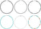 Navajo Pearl Necklace Western Seed Bead Choker Necklace Western Necklaces for Women Girls Cowgirls 6PCS...