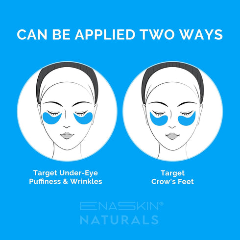 Enaskin Naturals Under Eye Patches for Dark Circles: 30 Pairs Retinol Collagen Eye Gels Mask - Reduce Wrinkles Puffy & Bags - Skin Treatment Pads ...