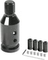 YAKEFLY Universal Gear Shift Connector, Aluminum Automatic Shifter Adapter, Non-Threaded Manual Gear M12x1.25 (Black)...