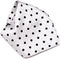Vesuvio Napoli WHITE with BLACK Polka Dots Handkerchief Pocket Square Hanky Men's Handkerchiefs...