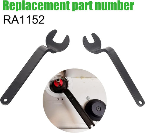 RA1152 Offset Router Wrenches Compatible With Bosch 1619EVS, 1613, 1613EVS, 1613AEVS, 1617EVS Plunge Routers - for Router Bit-Changing, Including ...