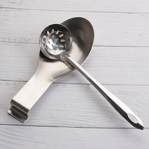 1PC Stainless Steel Spoon Rest Spoon Holder Kitchen Utensil Holder Spatula Ladle Holder Dishwasher Countertop Heavy Duty Kitchen Accessories...