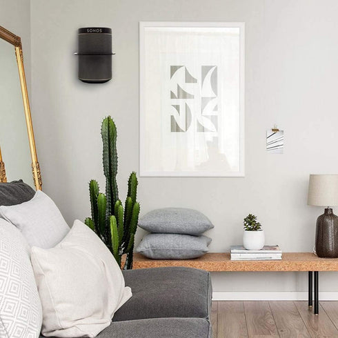 Wall Mount Bracket Compatible Sonos One and Sonos Play 1, Sturdy Metal Made Mount Stand Holder Compatible Both Sonos One and Play 1 Smart Speaker ...