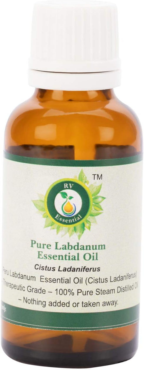 Labdanum Essential Oil | Cistus Ladaniferus | Labdanum Oil | for Aromatherapy | Undiluted | 100% Pure Natural | Steam Distilled | Therapeutic Grad...