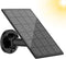 Solar Panel for Rechargeable Battery Outdoor Camera,Waterproof Solar Panel with 9.8ft USB Cable, Continuously Power for Outdoor Security Camera,5V...