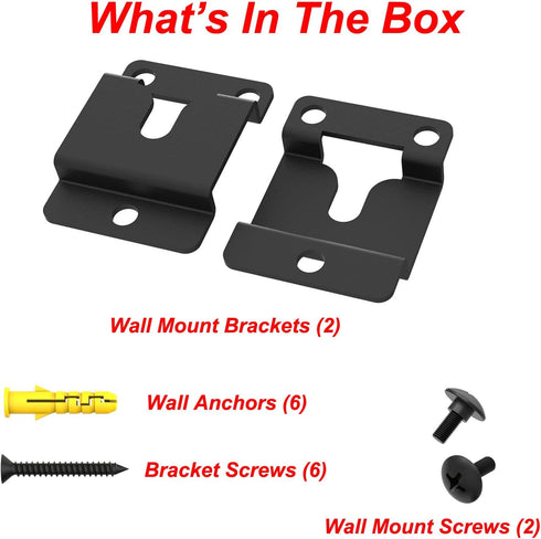 Sound Bar Wall Mount Brackets for Vizio Soundbar Wall Mounted Holders S3820W-C0 SB3851-C0 SB4051-D5 S5430W-C2 SB3651-E6 S2920W-C0 Mounting Bracket...