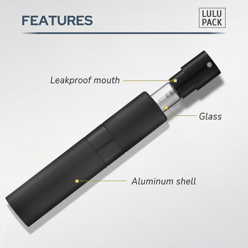 1oz Perfume Atomizer, 30ML Empty Cologne Spray Bottle, Travel Perfume Sprayer Dispenser (1PCS, Black)...