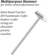 Dual Head Small Hammer, 7 in Length, Smooth Grip, Double face Jewelry Mallet Hammer, Mini Mallet for crafts, Mini Hammer for Watch, Tuning, Woodwo...