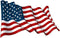 Rogue River Tactical USA Flag Sticker Bumper Sticker Car Decal Gift Patriotic American Wavy United States (5x3 Inch)...