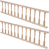Veemoon 2pcs House Railing Furniture Props Decoration Fence Wooden Armrest Mini Decors/Doll Miniature for Role- Play Model: Handrails Small Dollho...