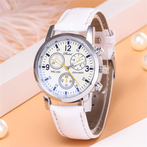 CdyBox Wholesale 4Pack Men Leather Watch Fashion Quartz Wrist Watch Casual Dress Watches...