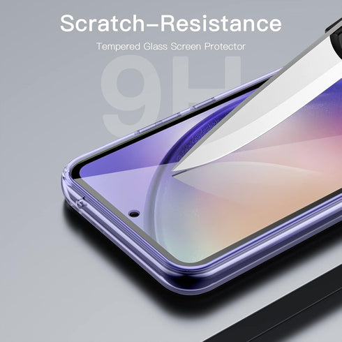 JETech 2 in 1 Case for Samsung Galaxy A54 5G 6.4-Inch with 2-Pack Screen Protector, Tempered Glass Film, Shockproof Bumper Phone Protective Cover ...