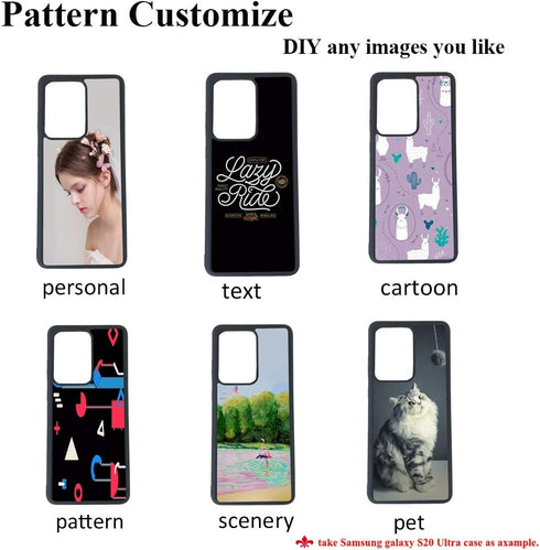 JUSTRY 5PCS Sublimation Blanks Phone Case Covers Compatible with Samsung Galaxy A52 5G (2021), Easy to Sublimate DIY, 2 in 1 2D Soft Rubber TPU He...