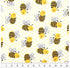 Bumble Bee Novelty Cotton Precut Fabric - One Yard...