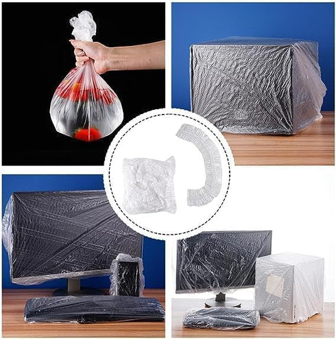 10Pcs White Thickened Disposable Dust Cover,Elastic Household Kitchen Appliance Universal Dustproof Protective Cover,Kitchen Appliance Covers,for ...