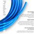 Pneumatic Tubing Blue PU Air hose Pipe Tube Kit 5/32 inch or 4mm OD 2.5mm ID 39.4ft/12 Meter for Air Line or Fluid Transfer...