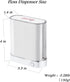 Holy Rose Dental Flossers Dispenser with Mini Floss Picks Portable Case, Bagged Refill of 208 Count for Adults - Tasteless Floss Sticks Ideal for ...