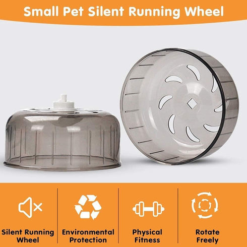 Silent Hamster Exercise Wheels Hamster Toys Hamster Wheels 5.2 inches Hamster Ball Small Pet Running Toy Ball Gerbils Mice Rat Guinea Pig Hamster ...