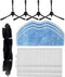 for 360 S8 S8Plus Vacuum Cleaner Part,11Pcs Main Brush Side Brush Filter Mop Cloth for 360 S8 S8 Plus Robot Vacuum Cleaner (11)...