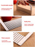 Crinkle Cutter, French Fry Cutter for Potatoes, Upgraded Stainless Steel Blade, Potato Slicer Frency Fry Crinkle Cutter Chopper Wavy Cutting Tool ...