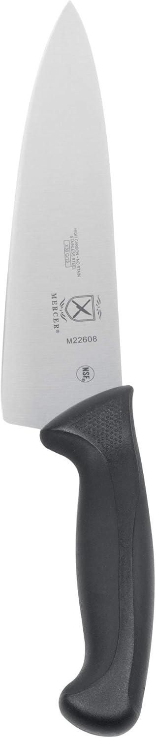 Mercer Culinary M22608 Millennia Black Handle, 8-Inch, Chef's Knife...
