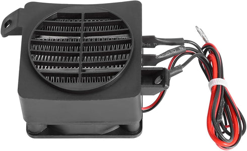 Car Air Heater PTC Fan Heater Small Space Heating Incubator Constant Temperature PTC Electric Fan Heater for Humidifier Air Conditioning (12V 150W...