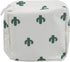 White Sanitary Napkin Storage Bag with Colorful Print Design Portable Zipper Menstrual Pad Bag Sanitary Napkins for Women Ladies,Cactus Bag with A...
