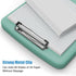 Hongri Plastic Clipboard with Storage, Folder Nursing Clipboard Side Opening, Heavy Duty Clips, Slim Clipboard Storage Box, Light Weight, Smooth W...