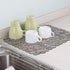 OTHWAY 2Pcs Kitchen Sink Mats, 15.8" x12" Scratch Free Sink Protector for Stainless Steel/Porcelain Sink, Pebble Design Quick Drain Dish Drying Ma...