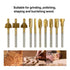 HSS Router Carbide Engraving Bits and Router Bit Set 1/8"(3mm) Shank for Rotary Tools Accessories for DIY Woodworking, Carving, Engraving, Drillin...